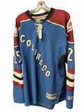 Reebok Colorado Avalanche Stewart #25 Alternate Hockey Jersey Size XL