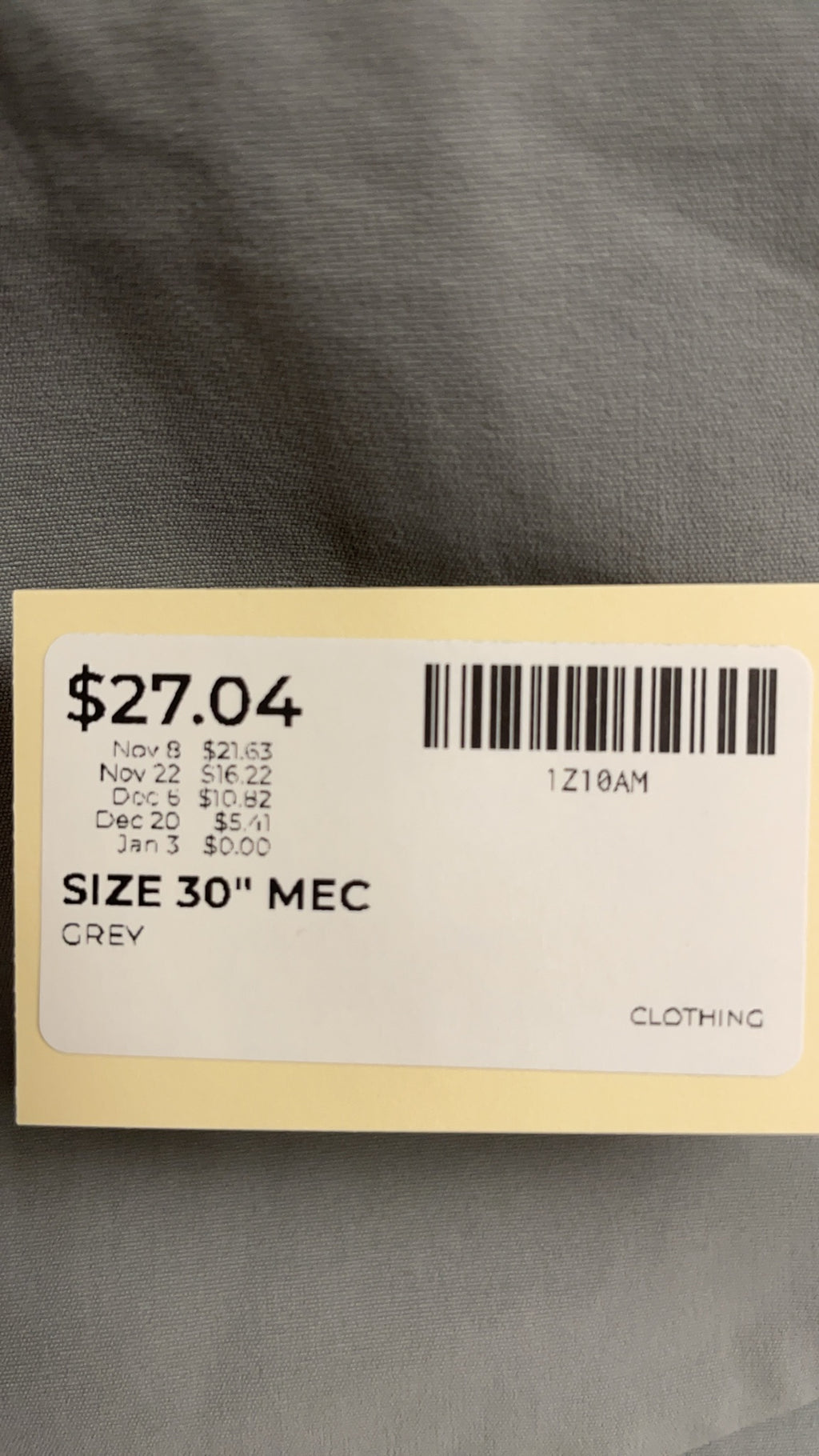 MEC Pants Size 30"