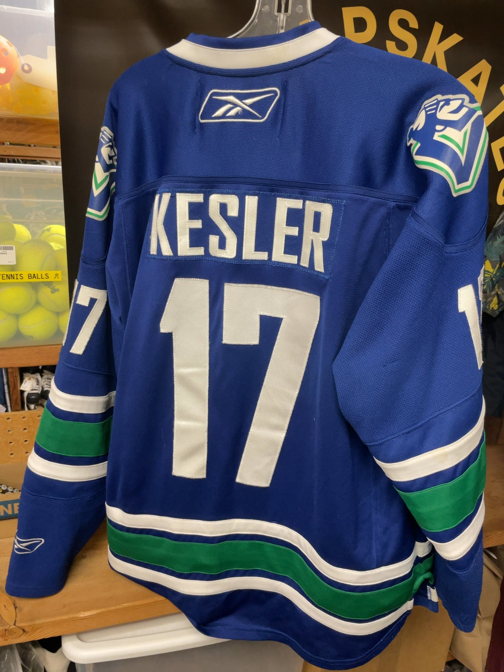 Reebok Vancouver Canucks Ryan Kesler #17 Jersey Size L