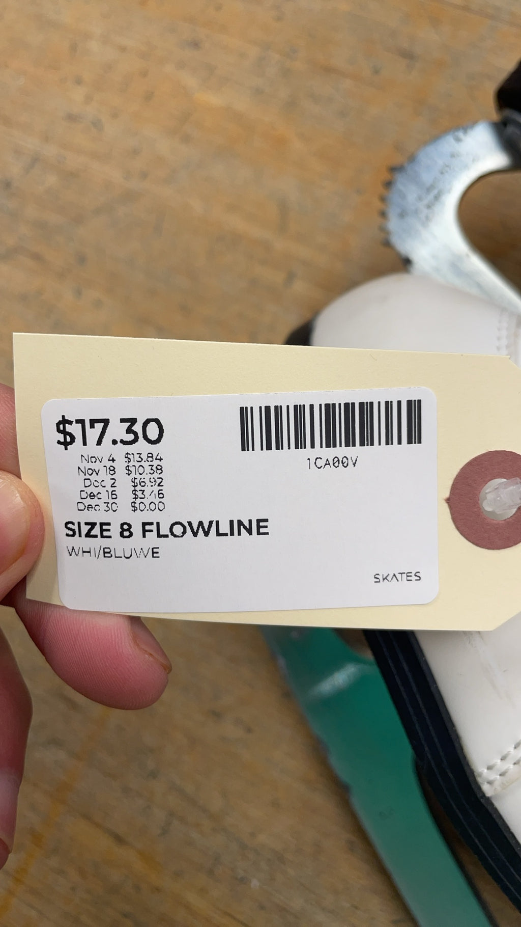 Flowline Size 8 Figure Skates