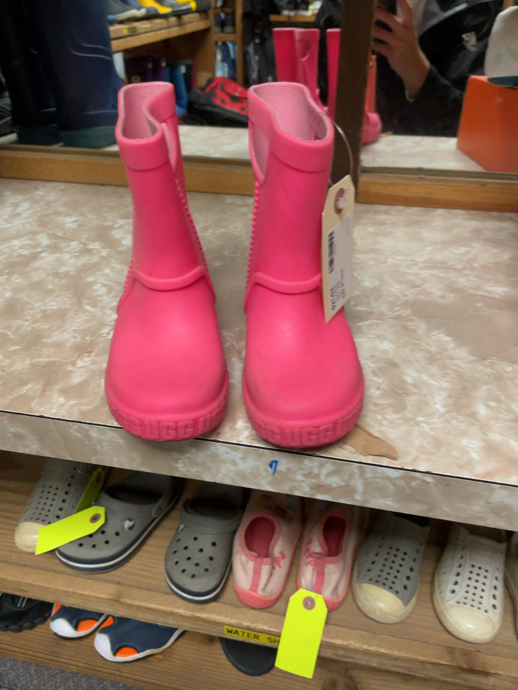 UGG Drizlita Rain Boots Size 9C Pink
