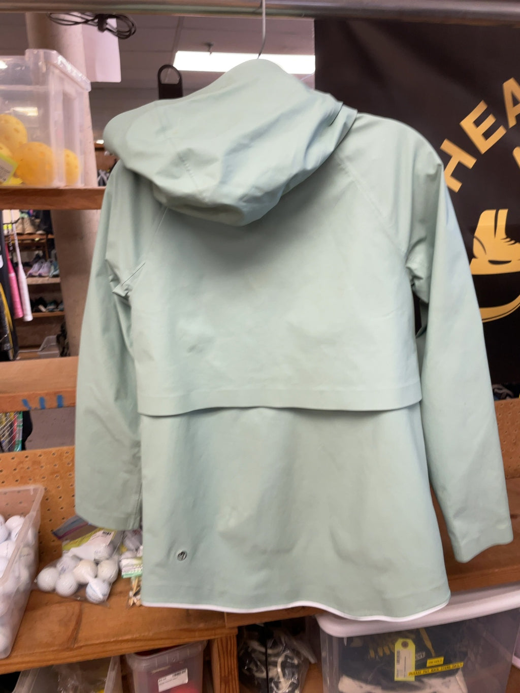 Ivivva by Lululemon Rain Jacket Size 12 Mint Green
