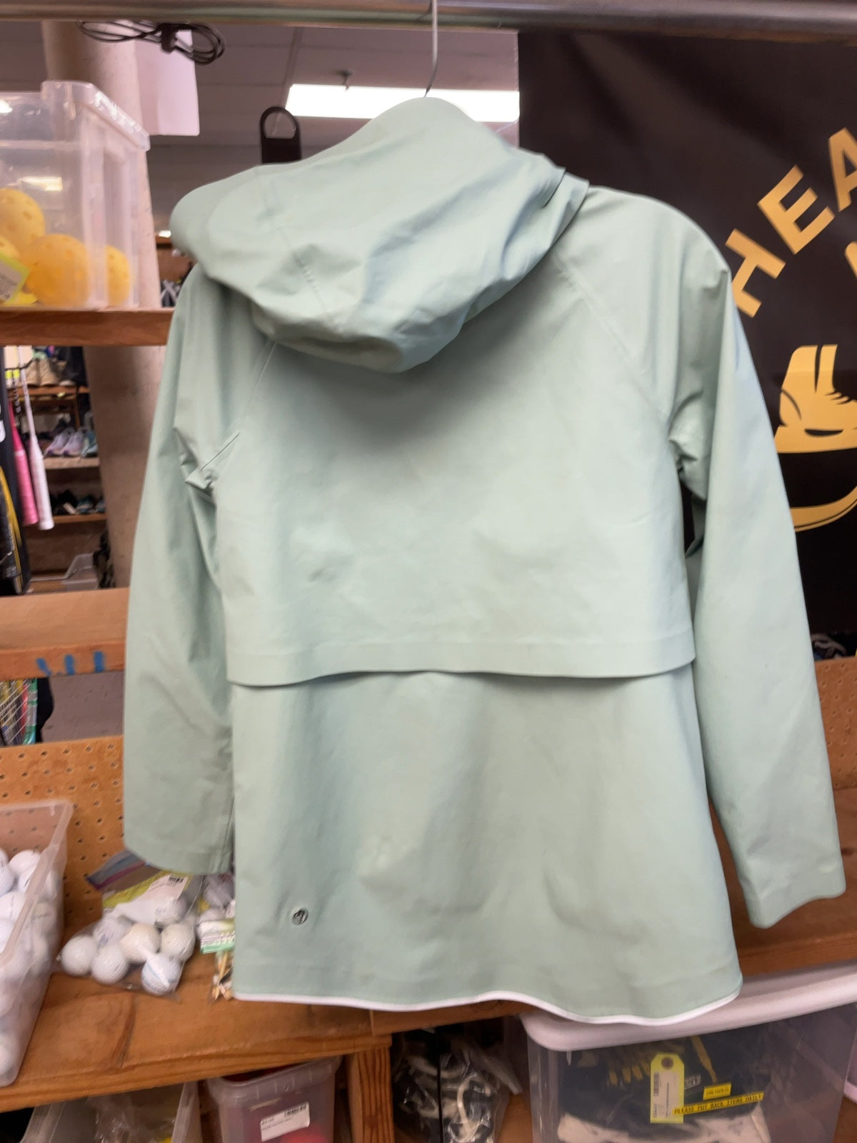 Ivivva by Lululemon Rain Jacket Size 12 Mint Green