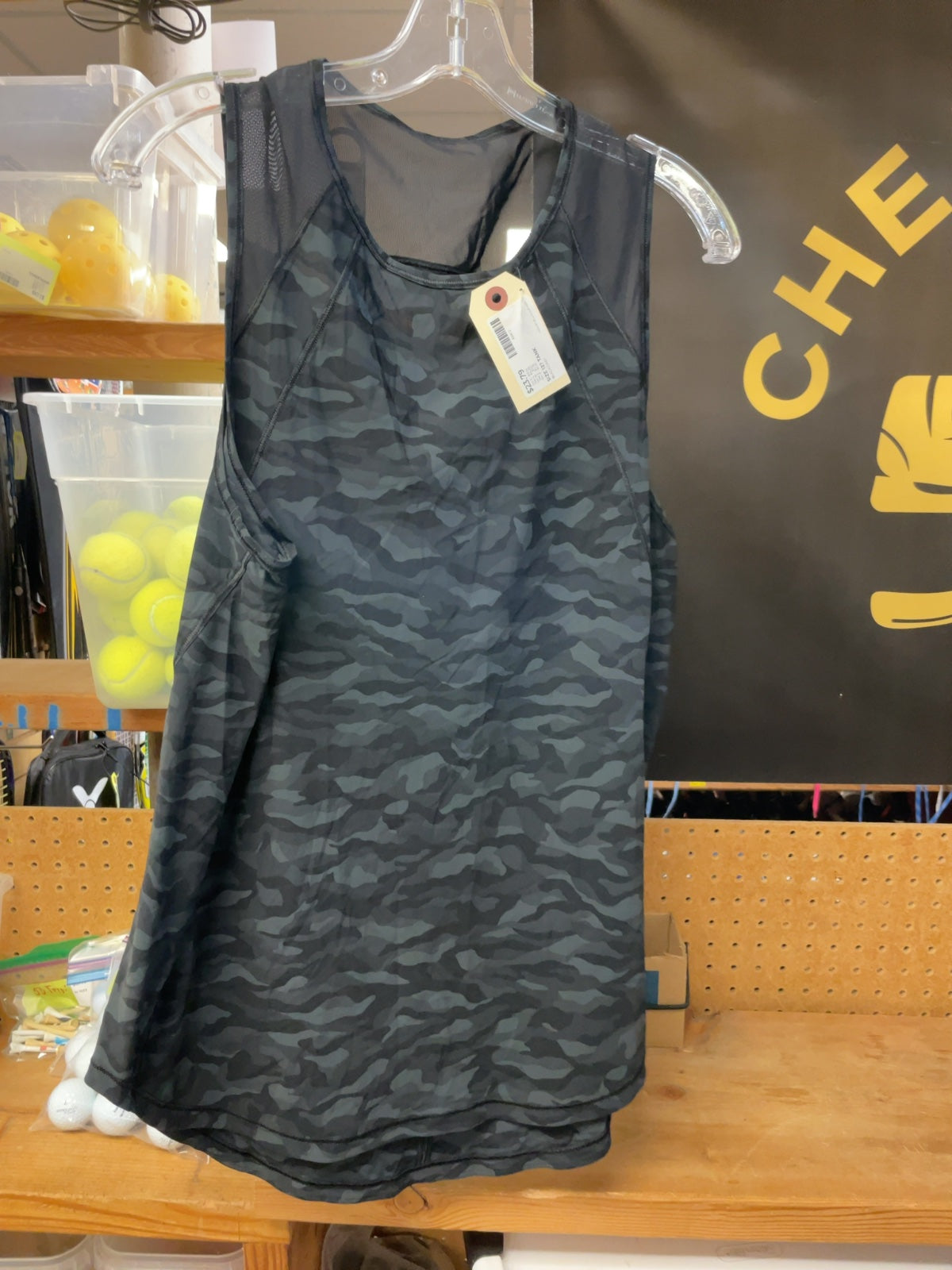Lululemon Camo Mesh Racerback Tank Top Size 12