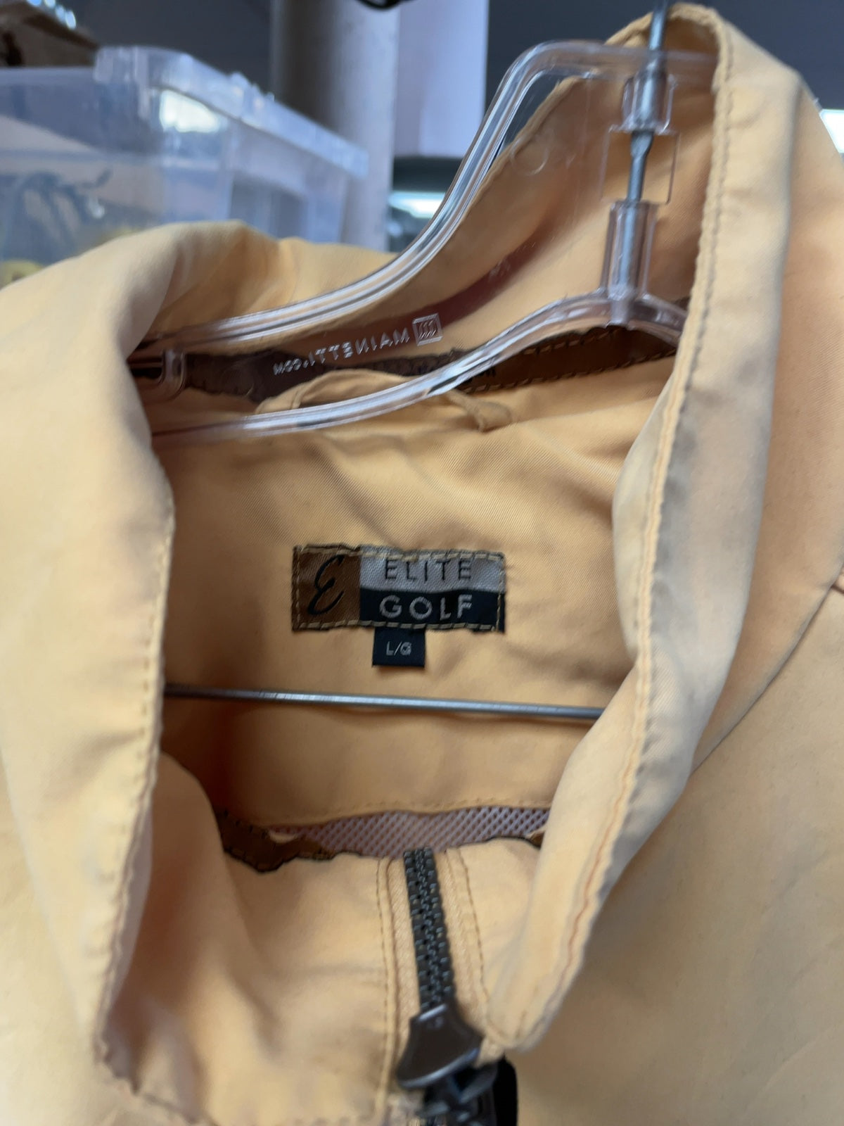 Elite Golf Size L 1/4-Zip Jacket Shell