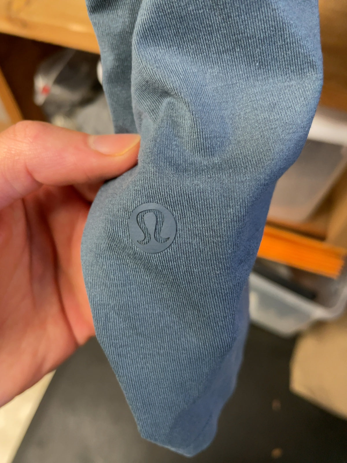 lululemon Men's T-Shirt Size M Lagoon Blue