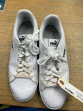 PUMA Smash v2 L Size 9 White Sneakers