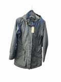 Mountain Equipment Co-op Women's Size S Hooded Rain Parka Jacket Grey