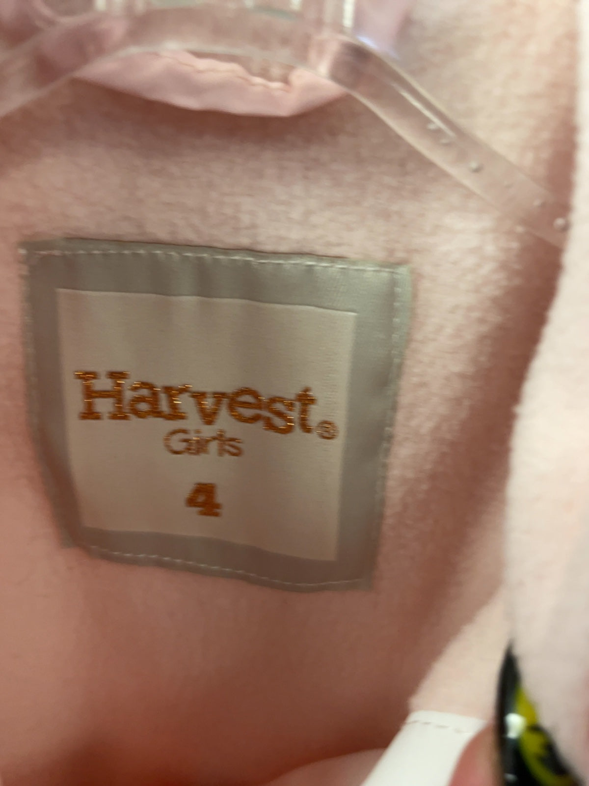Harvest Girls Size 4 Hooded Windbreaker Jacket