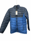 Columbia Hooded Puffer Jacket JR Large Navy Blue