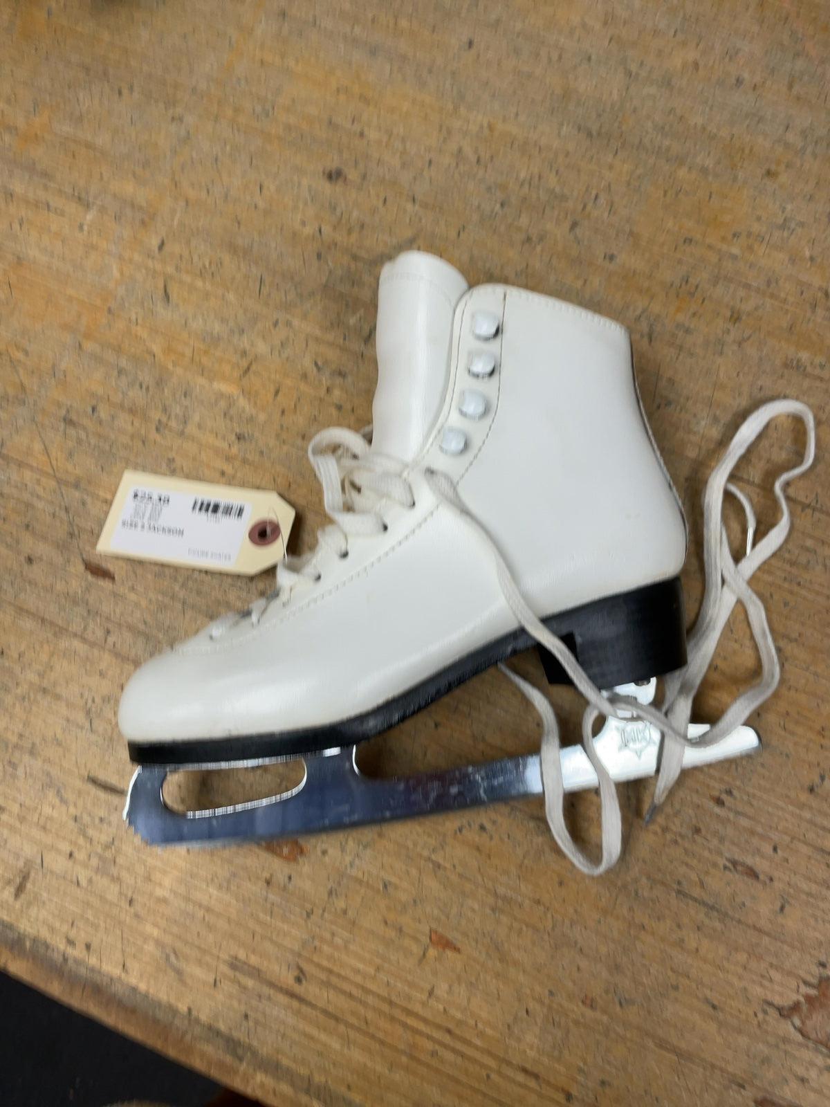 Jackson Figure Skates Size 2 White