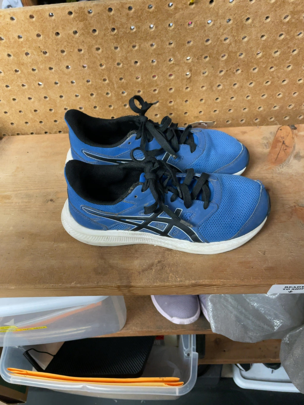 ASICS Running Shoes Size 5 Blue/Black