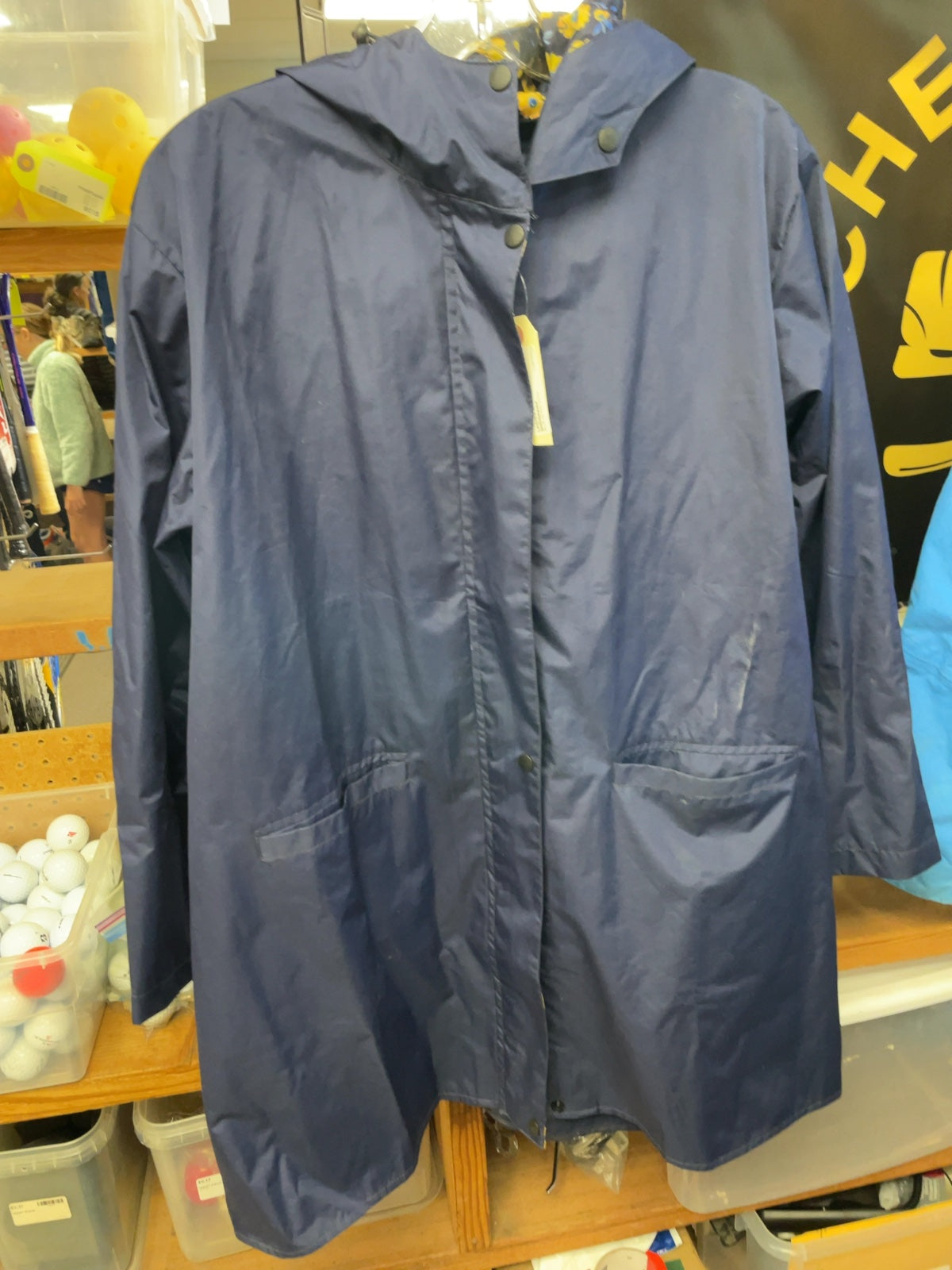 Shoshanna Floral Lined Hooded Rain Jacket Size M