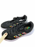 Adidas Size 8 Sneakers Black Multi