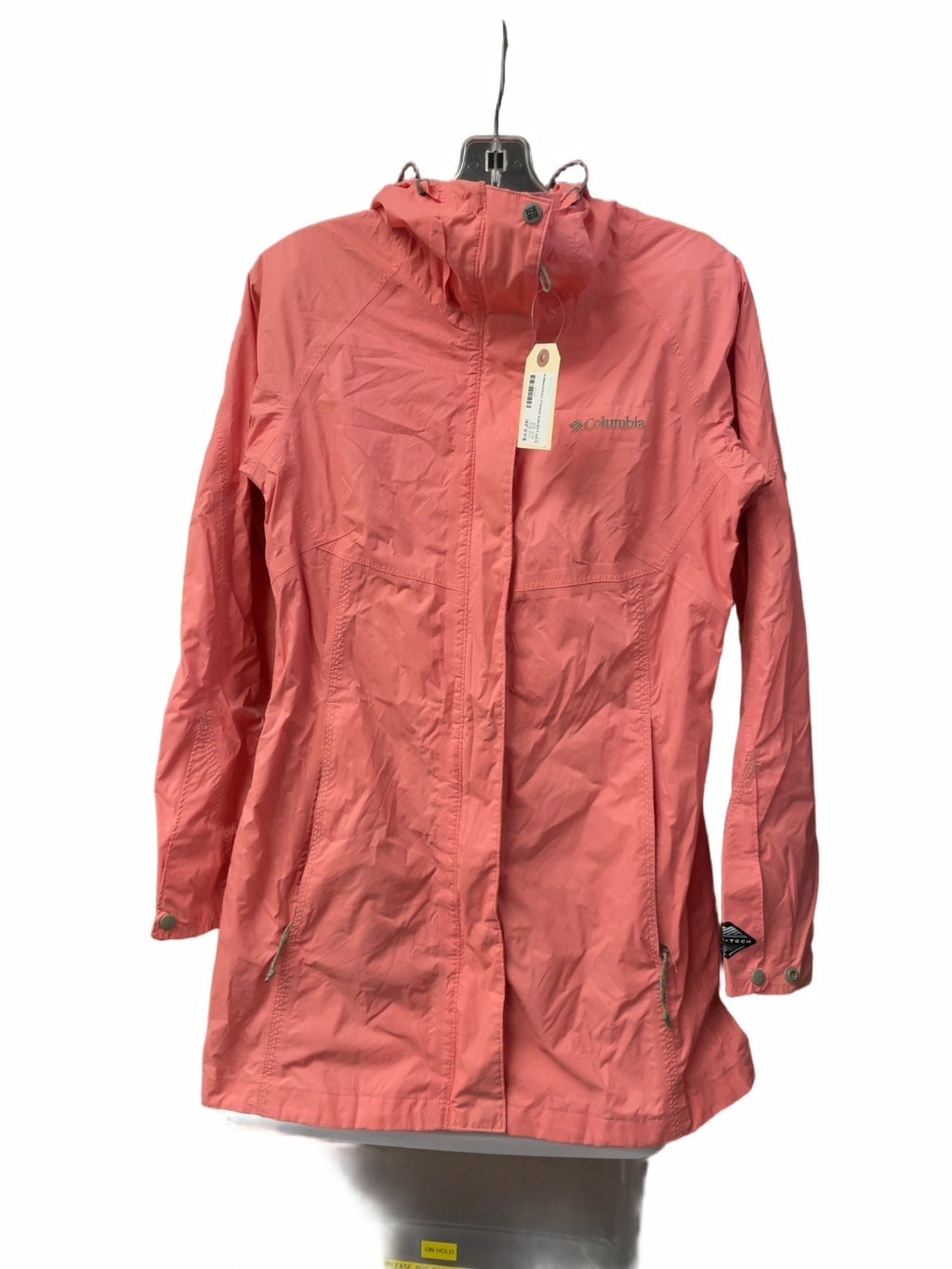 Columbia Omni-Tech Rain Jacket Size S Pink
