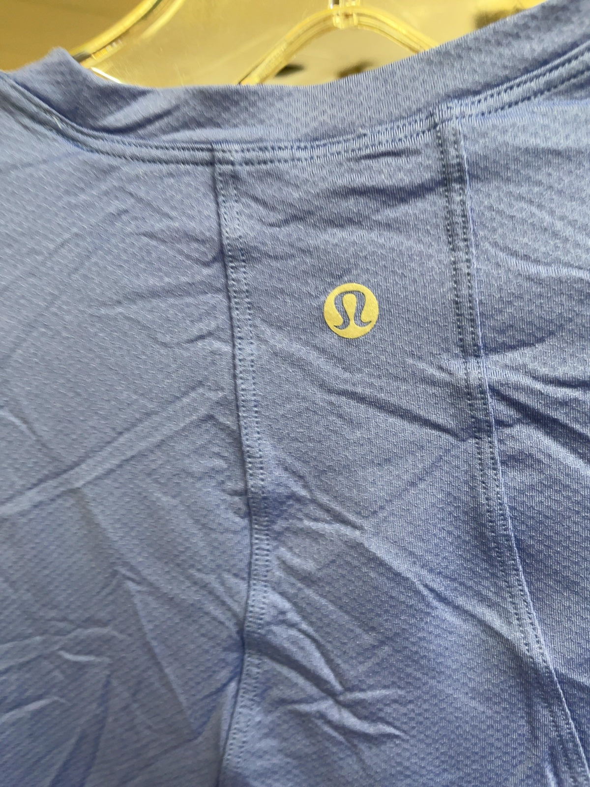 lululemon Size 4 Cropped Long Sleeve Shirt Blue