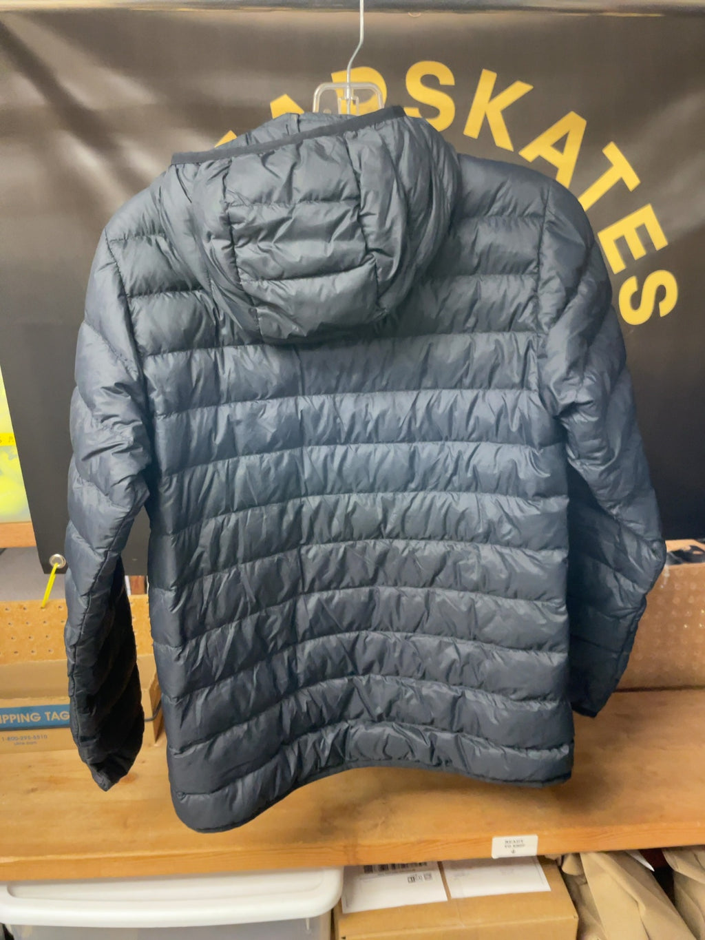 MEC Down Hooded Puffer Jacket Youth 16 Black