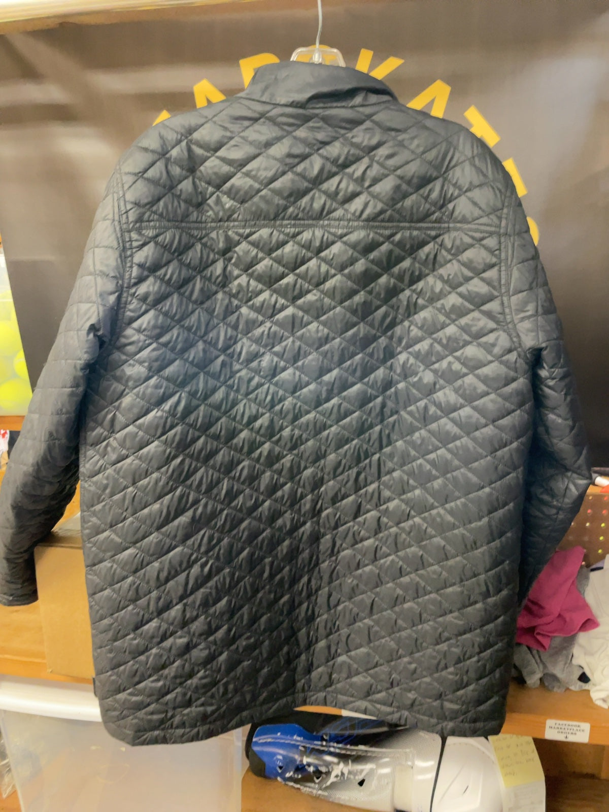 Vans Drill Chore Coat Size Medium Black Quilted Jacket