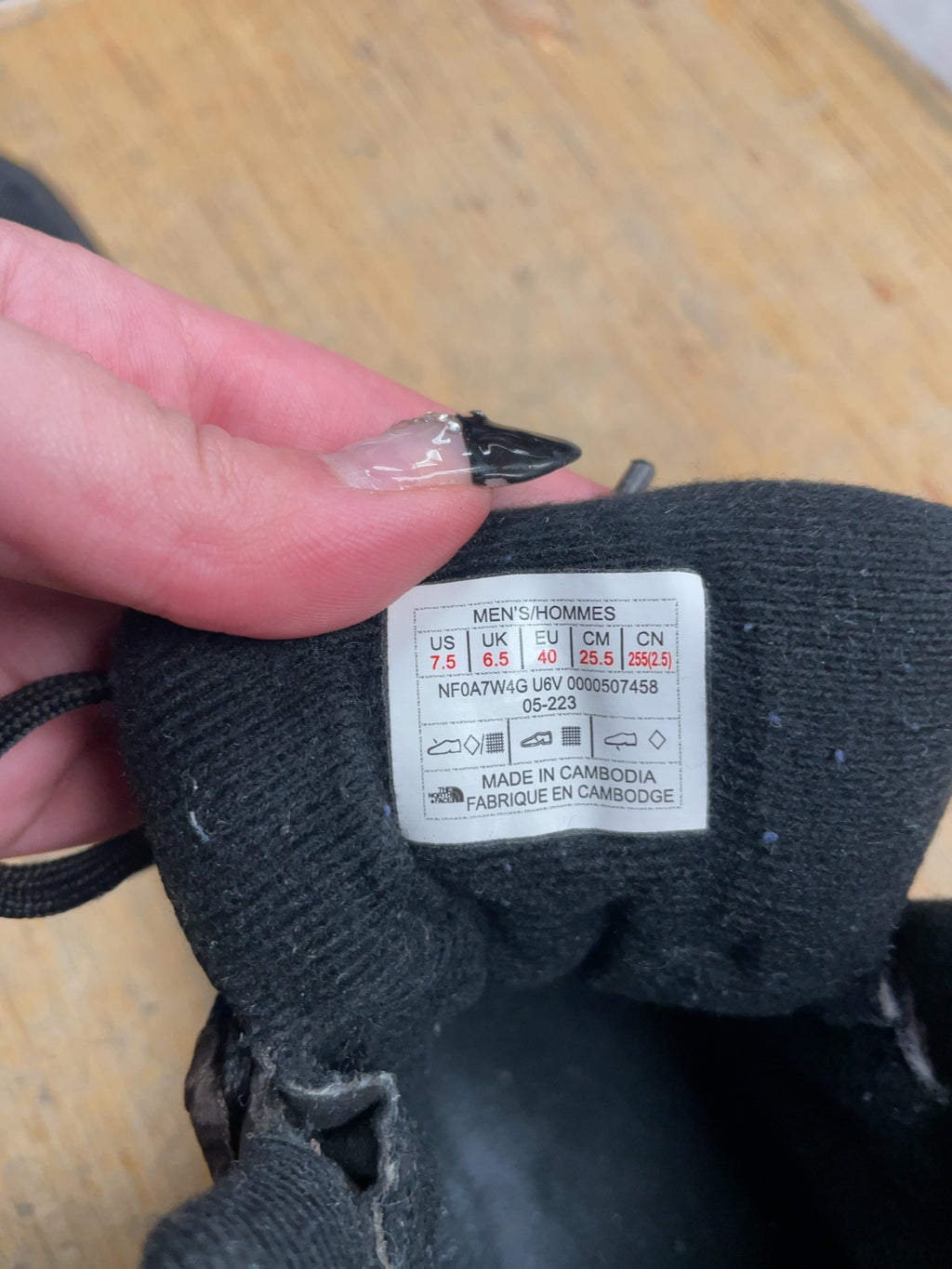 The North Face DryVent Size 7.5 US Hiking Boots