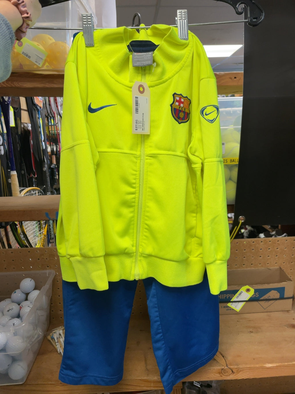 Nike FC Barcelona Kids Tracksuit Size M (Age 5-6)