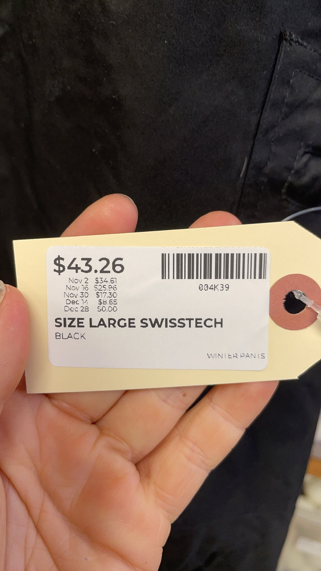 Swiss Tech VMP8054 Size L Winter Pants