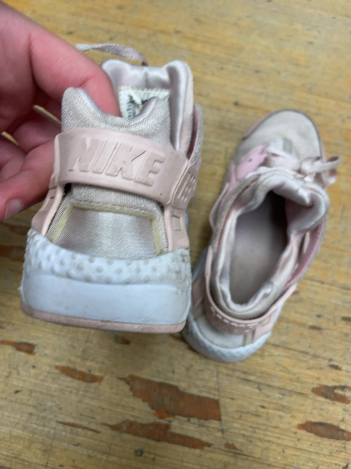 Nike Air Huarache Size 13C Pink Sneakers