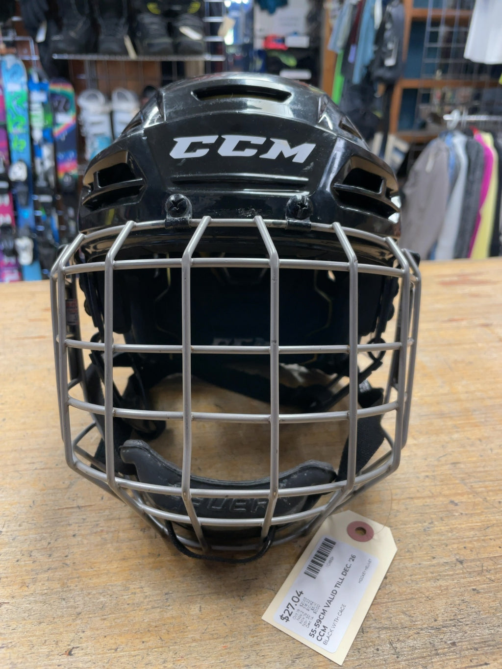 CCM Tacks 310 Size M Hockey Helmet with Bauer Cage