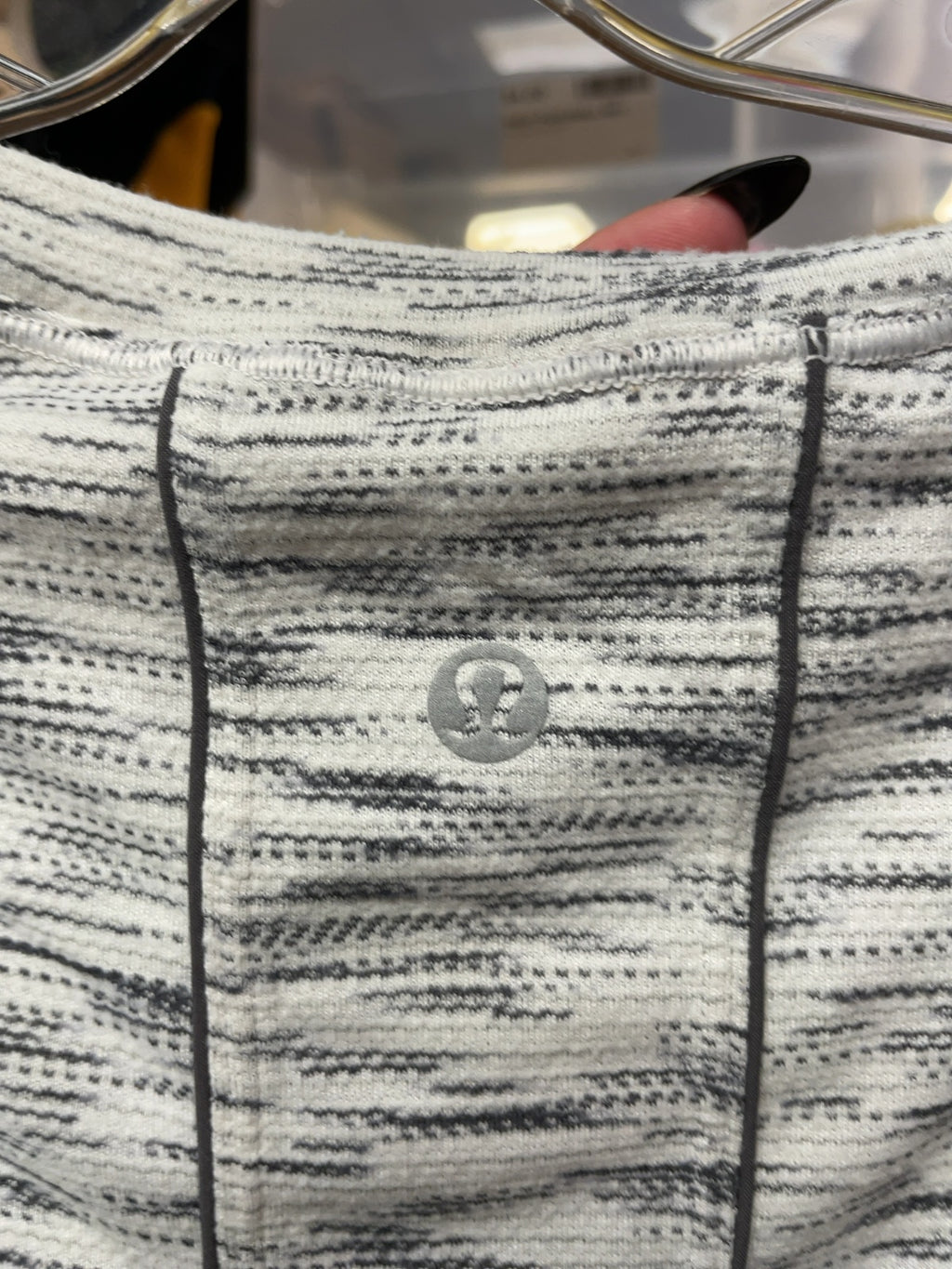 Lululemon Swiftly Tech Short Sleeve Shirt Size 4 White/Grey