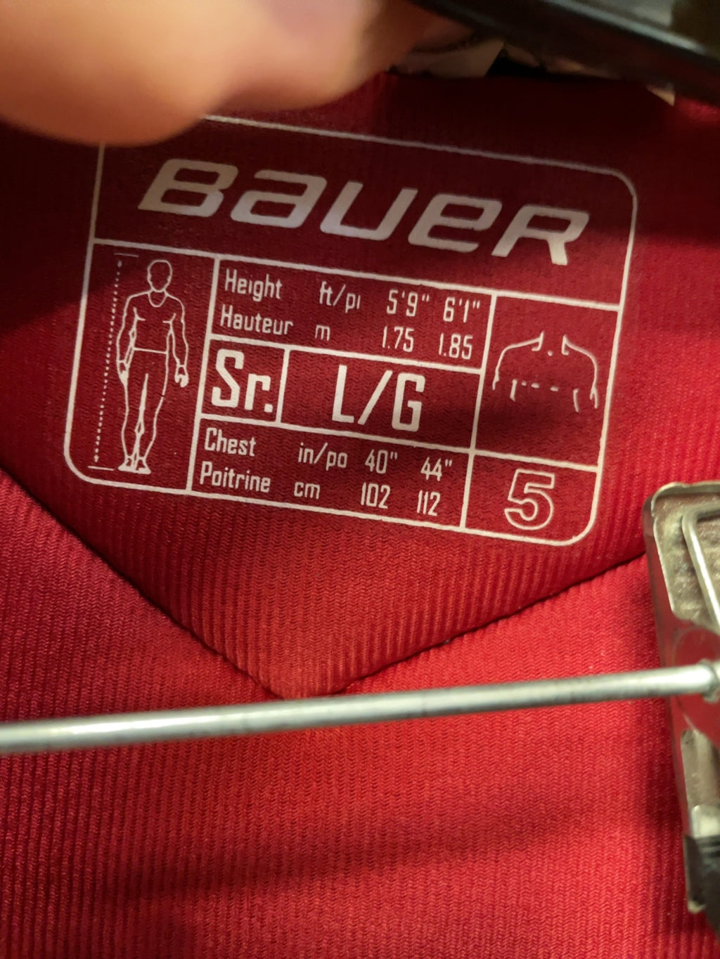 Bauer Vapor X Velocity Sr. L/G Hockey Shoulder Pads