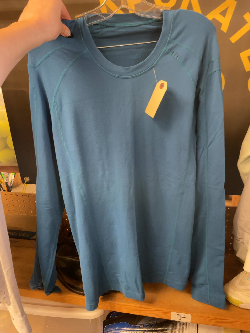 lululemon Long Sleeve Shirt Size M Teal