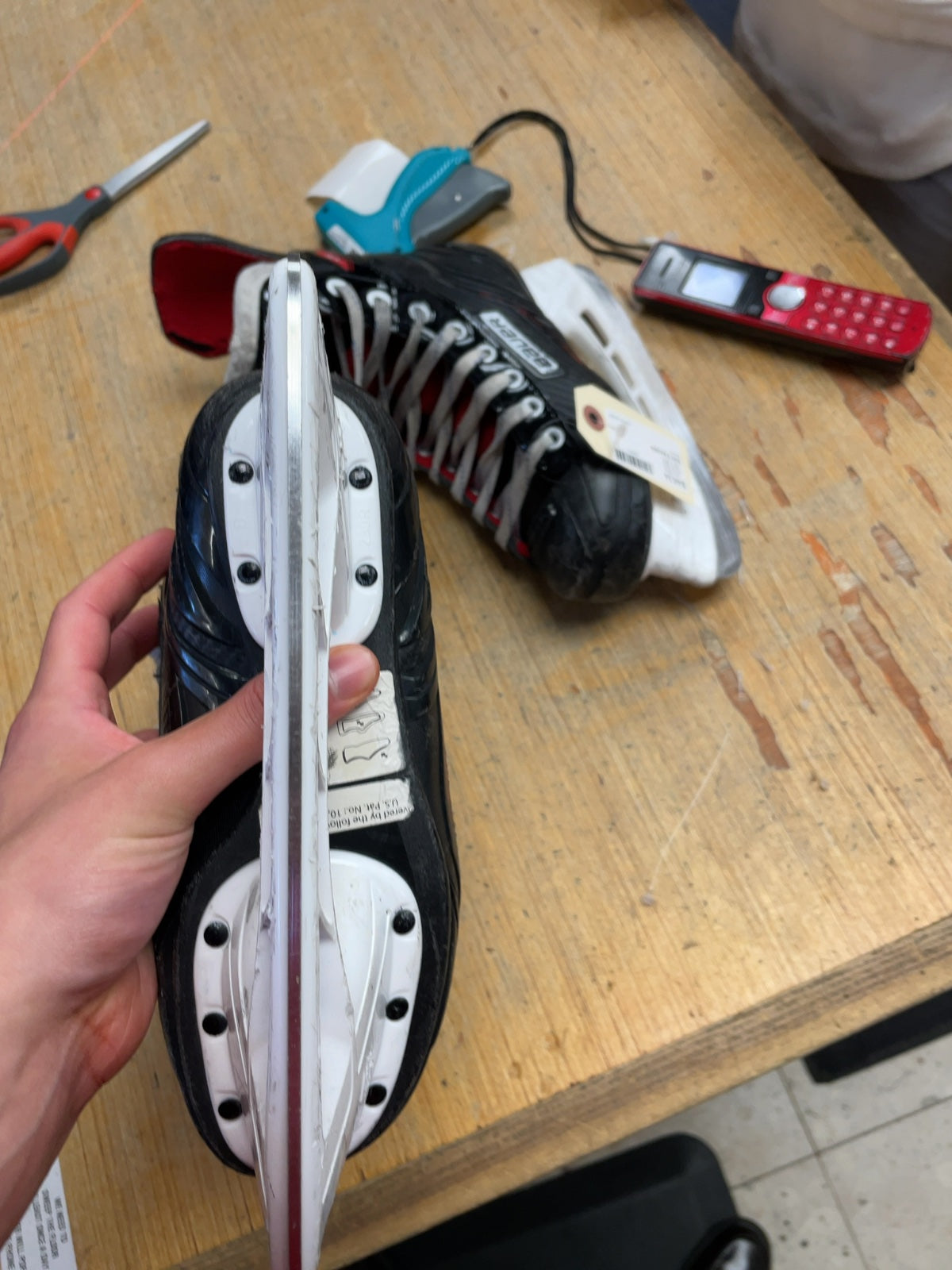 Bauer NSX Size 3 Ice Hockey Skates