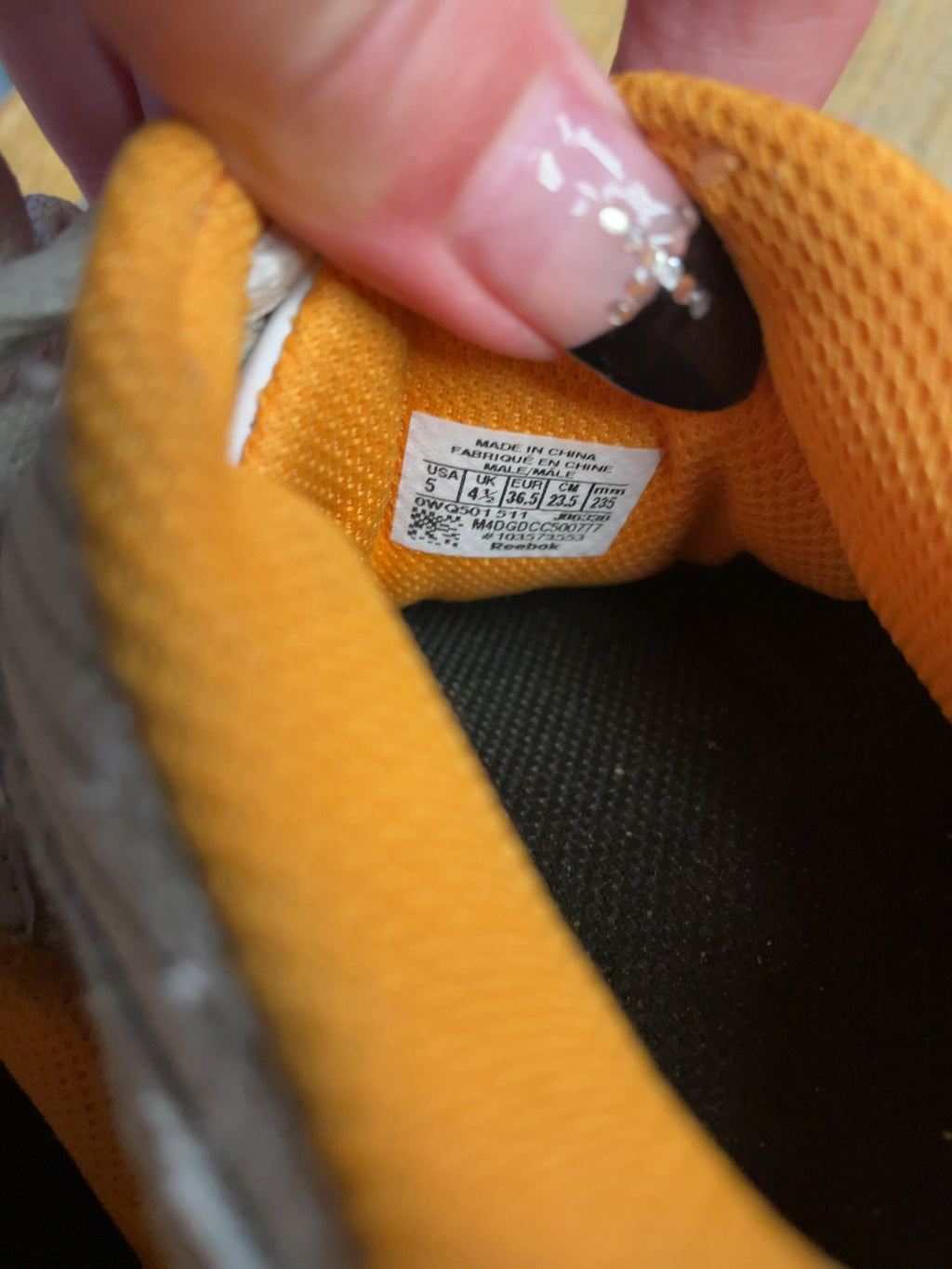 Reebok Size 5 US Running Shoes