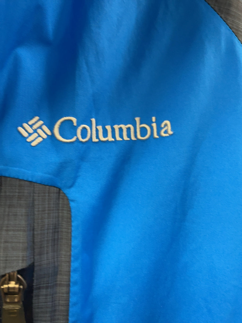 Columbia Rain Jacket Size S Blue
