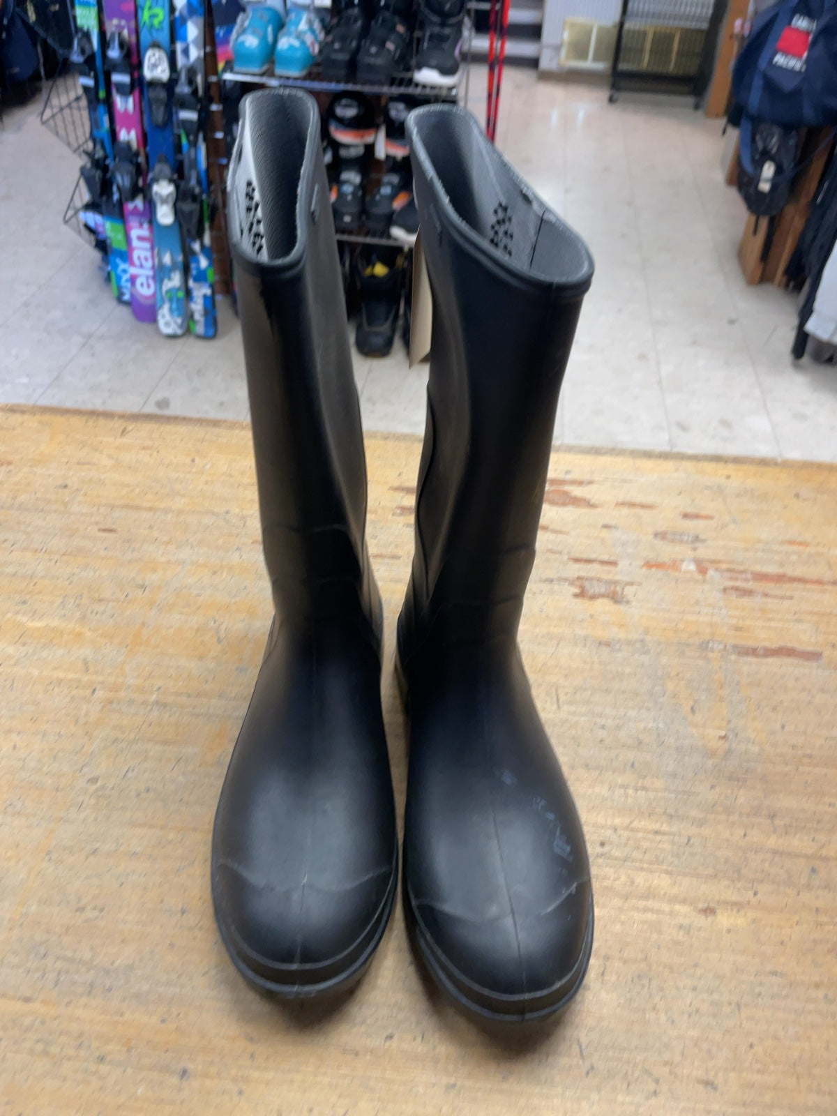 Size 8 Black Rain Boots